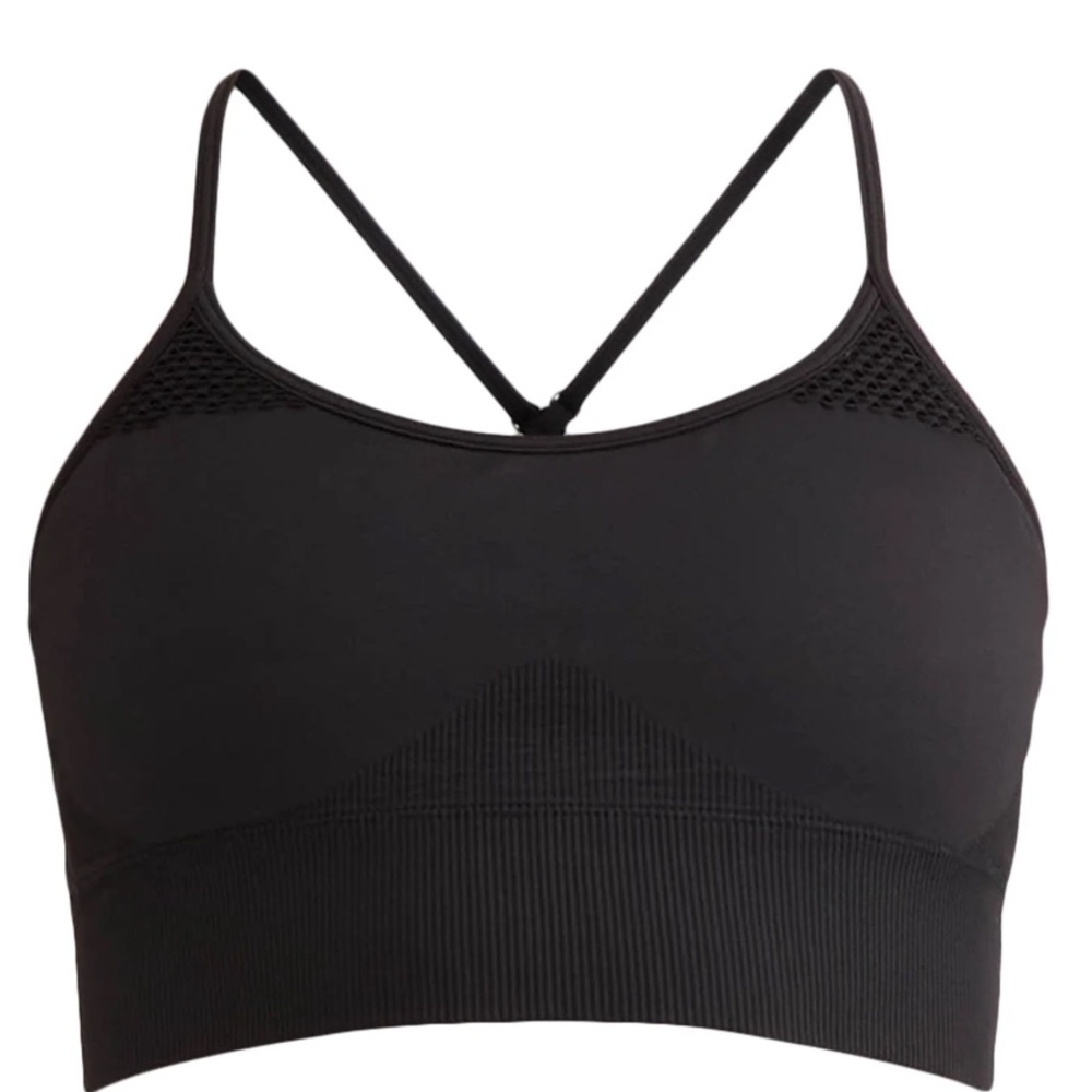 Avia Women's Seamless Body Mapping Mesh Sports Bra